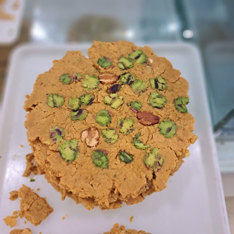 سوهان کره زعفرانی روغن گوسفندی فله